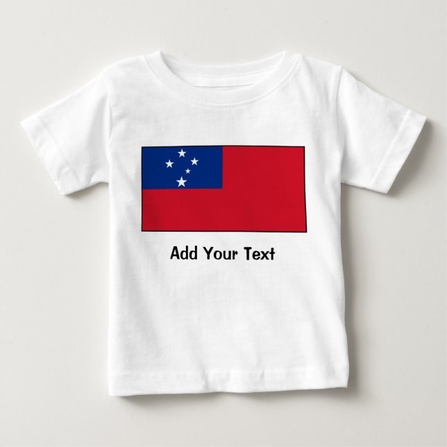 Samoa - samoansk flagga tee (Framsida)