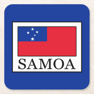 Samoa Underlägg Papper Kvadrat