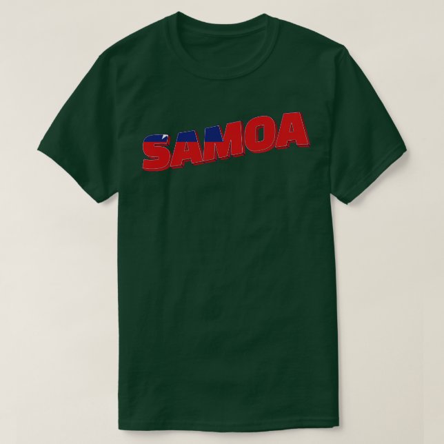 Samoa Vintage stil retro souvenir 2 T Shirt (Design framsida)