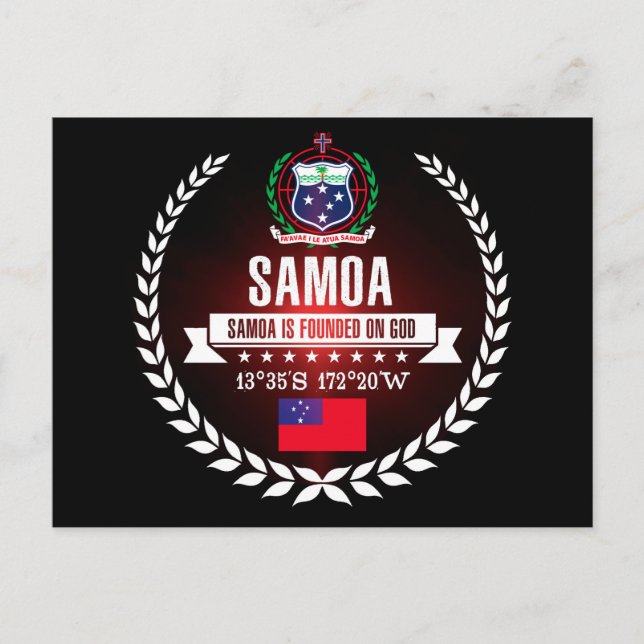 Samoa Vykort (Framsida)