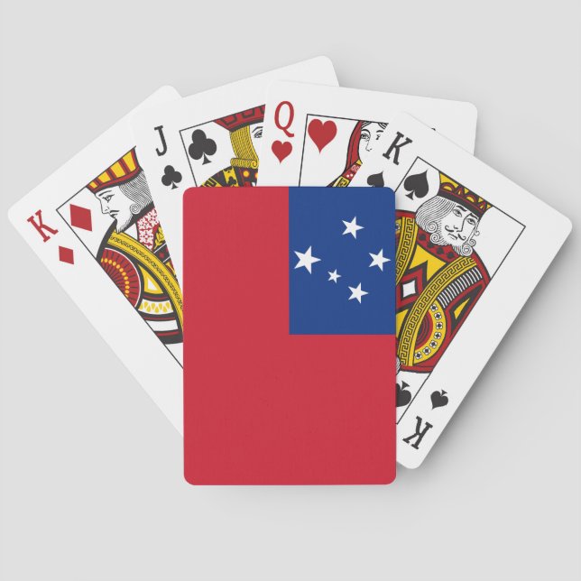 Samoaflagga Casinokort (Baksidan)