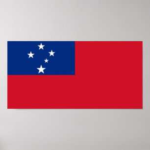 Samoaflagga Poster