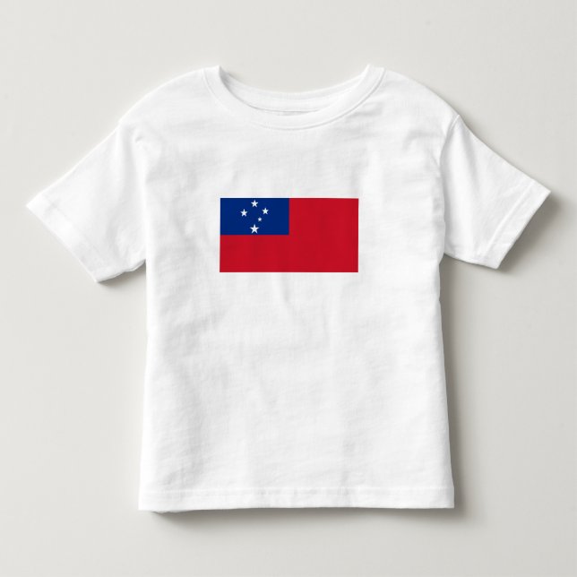 Samoaflagga T Shirt (Framsida)
