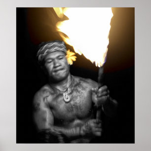 SAMOAN BRRE DANCER POSTER