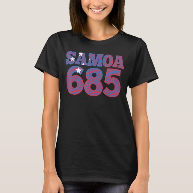 Samoan Flagga shirt - Samoa Rugby T (Framsida)