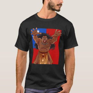 Samoan Pride Polynesian Haka Maori Dance Samoa Fla T Shirt