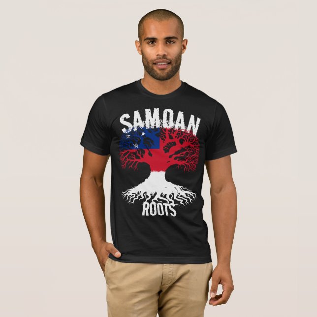SAMOAN ROOTS T SHIRT (Hel framsida)