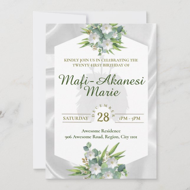 Samoan Tuiga 21:a inbjudan (Framsida)