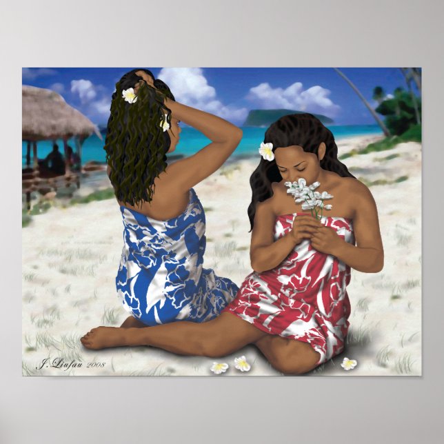 Samoana Beauty Poster (Framsidan)