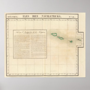 Samoanöarna Oceanien nr 41 Poster