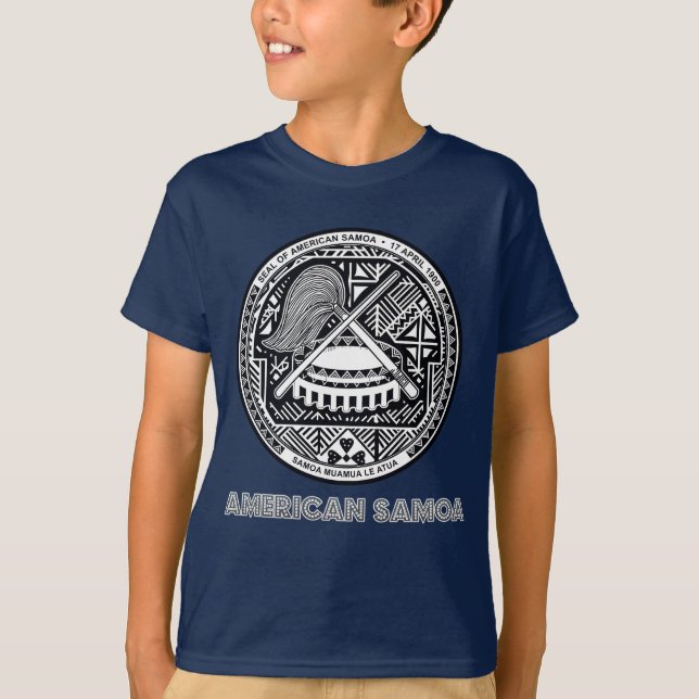 Samoansk Emblem T Shirt (Framsida)