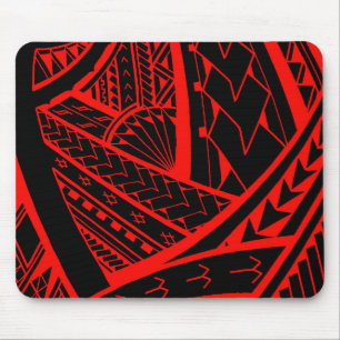 Samoansk stam- tatueringdesign med spearheads musmatta