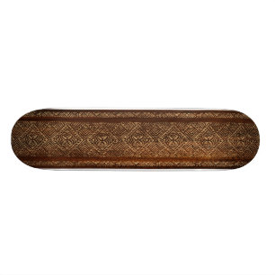 Samoansk Tapa Vintage Surf Skateboard