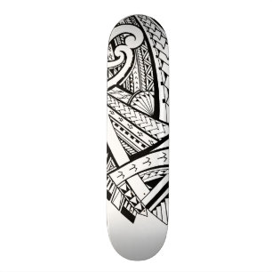 Samoanska stam- designspearheadmönster skateboard bräda 19,5 cm