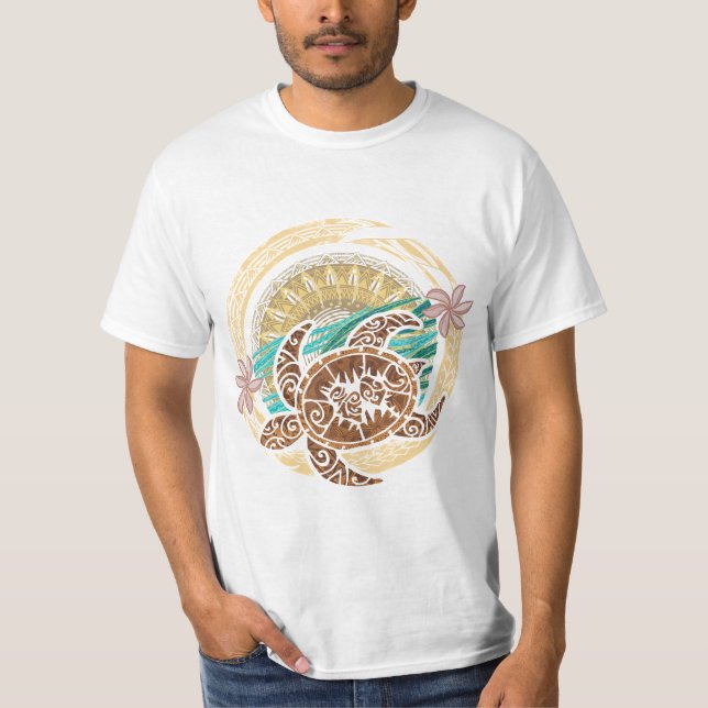 Samoanska stamsköldpaddor t shirt (Framsida)