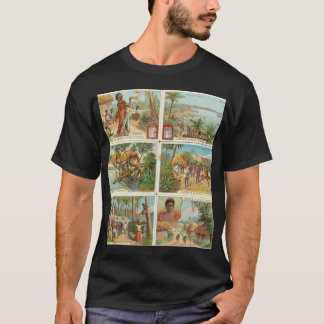 Samoanskt frimärke T för UCE Tee Shirt
