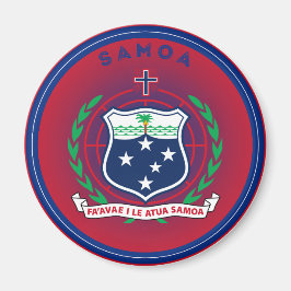Samoas kulturarvsemblem magnet