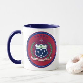 Samoas kulturarvsemblem mugg