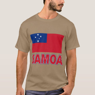 Samoas stolthet Samoanska nationella flaggans desi T Shirt