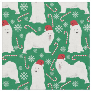 Samodes hund christmas helgdag tyg