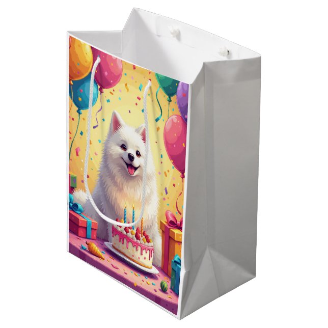 Samojed födelsedagsfirande (Framsidan Vinklad)