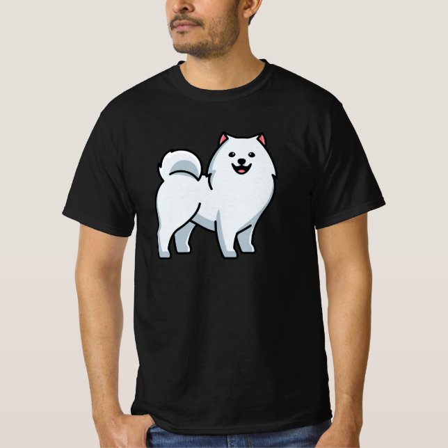 Samojed Hund T Shirt (Framsida)