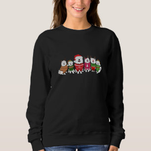 Samojeder i jultröjor t shirt