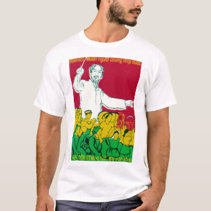 Samordna alla på samma sätt som Vietnam-propaganda T Shirt