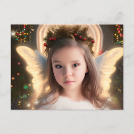 Samordnande Little Angel Holiday Postcard Helg Vykort