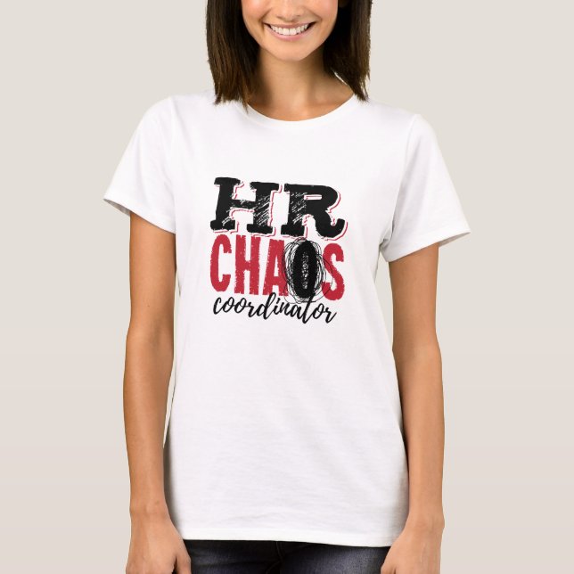 Samordnare för personalens personalchef t shirt (Framsida)