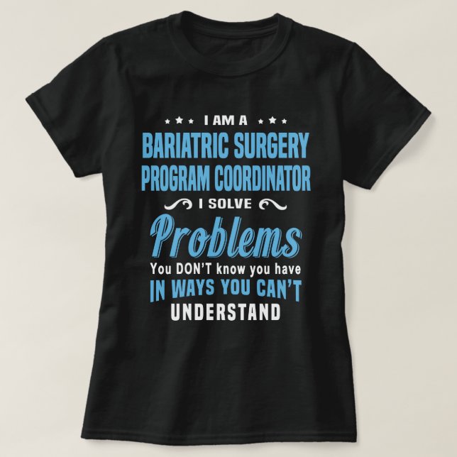 Samordnare för programmet för pediatrisk kirurgi t shirt (Design framsida)
