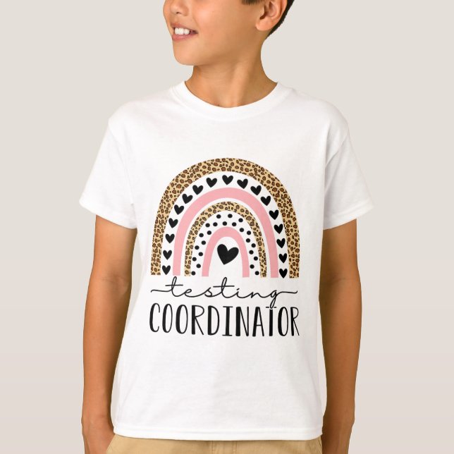 Samordnare för studiedagar om testdagslärare för R T Shirt (Framsida)