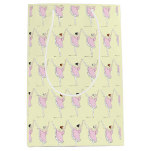 Samordning av Rosa och Gult Ballerina Ballet Dance