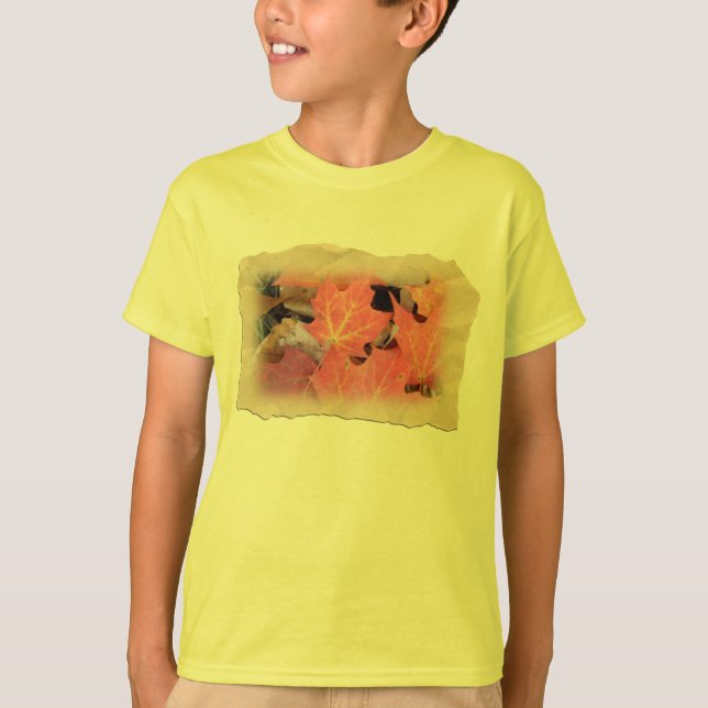 Samordningsobjekt för sammanfogning av Löv T-shirt (Framsida)