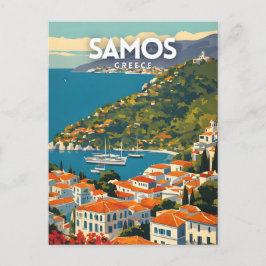 Samos Grekland Vykort