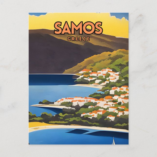 Samos Travel Vykort (Framsida)