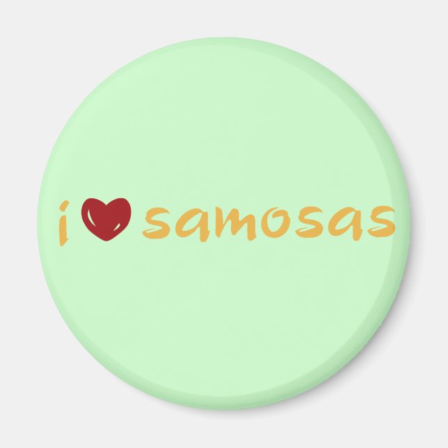 Samosa Kärlek Magnet (Framsidan)