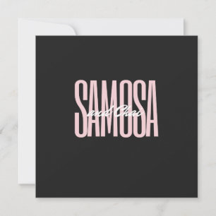 samosa och chai T-Shirt Inbjudningar