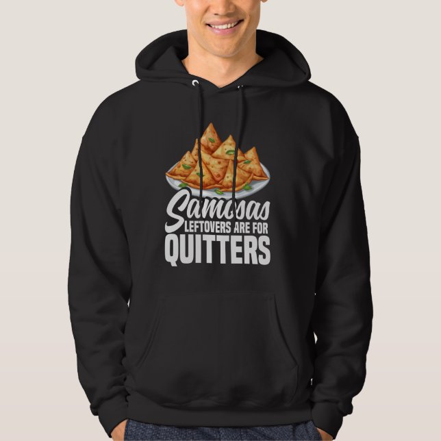 Samosas Wrap Indian Food Älskare Dish Frozen Samos Hoodie (Framsida)