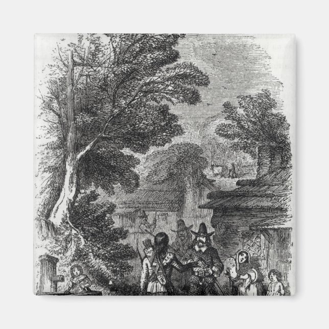 Samoset, Indiska besökaren Magnet (Framsidan)