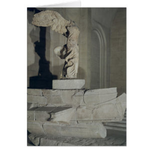 Samothracs seger hälsningskort