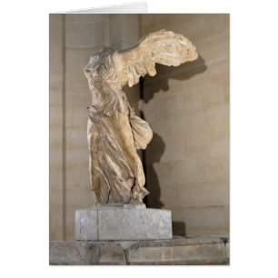 Samothracs seger hälsningskort