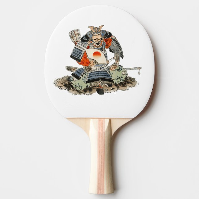 Samouraï assis pingisracket (Framsidan)