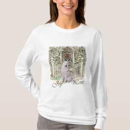 Samoyed Älskare jul Tee