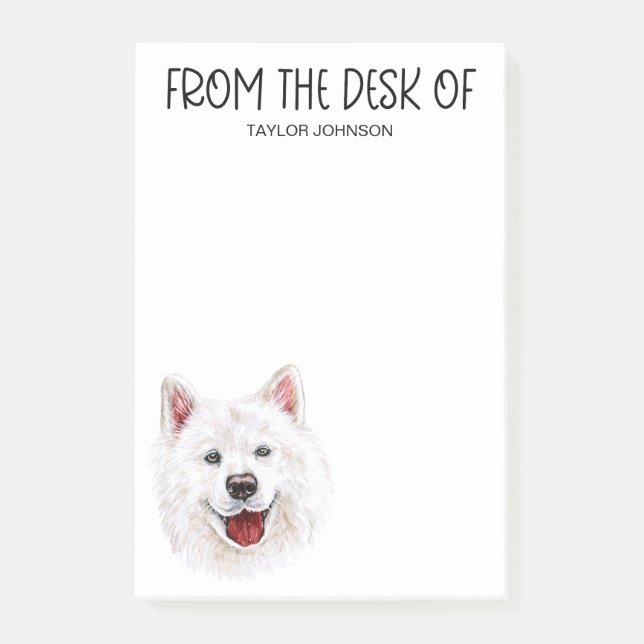 Samoyed Älskare Post-it Notes (Framsida)