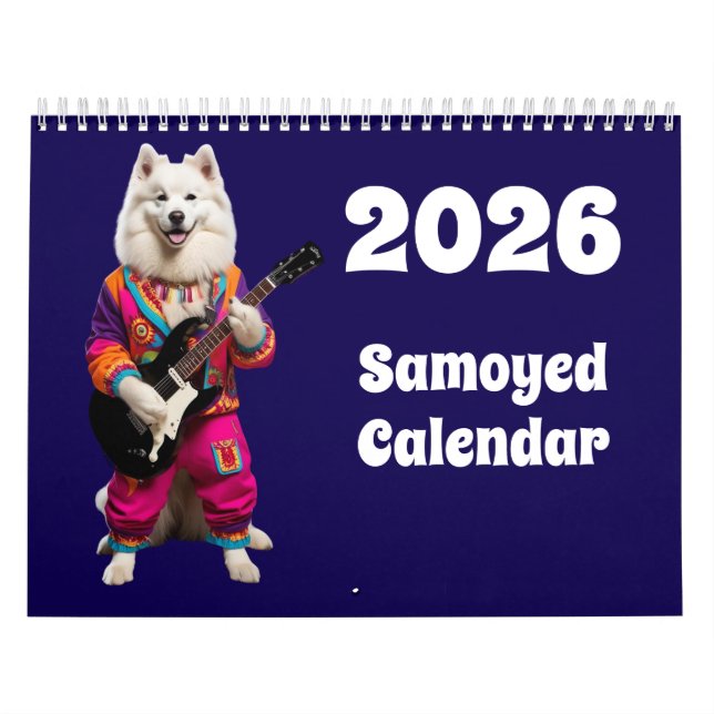 Samoyed Calendar Kalender (Omslag)