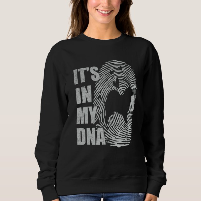 Samoyed DNA Hund Mamma Pappa Hund T Shirt (Framsida)