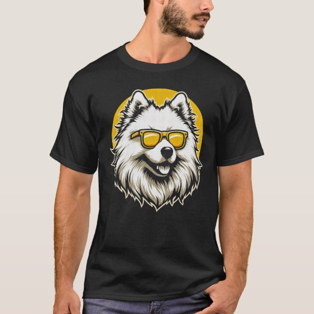Samoyed doglover T-Shirt (Framsida)