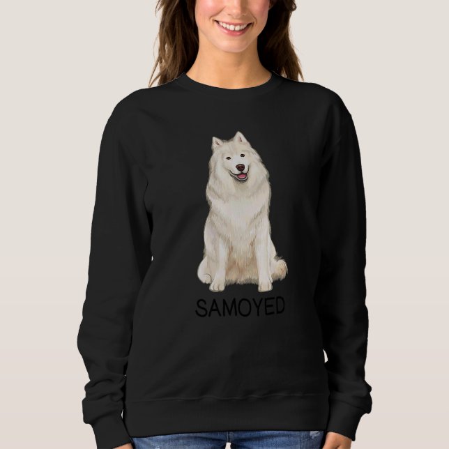 Samoyed Galen Hund T Shirt (Framsida)