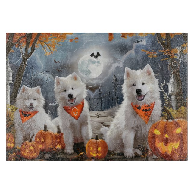 Samoyed Halloween Spooky (Framsidan)